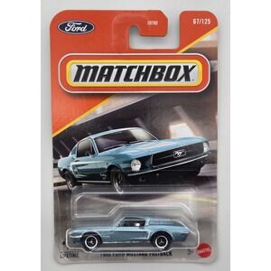 Matchbox 2025 1968 Ford Mustang Fastback 67/125 Die-Cast Muscle Car New